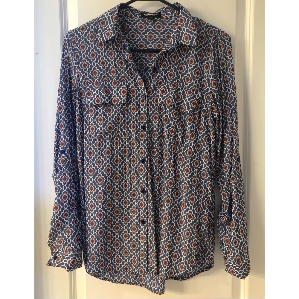 Patterned Button-Down • Express